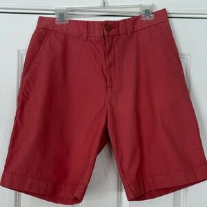 Tommy Hilfiger Men's Rust  Flat Front Shorts